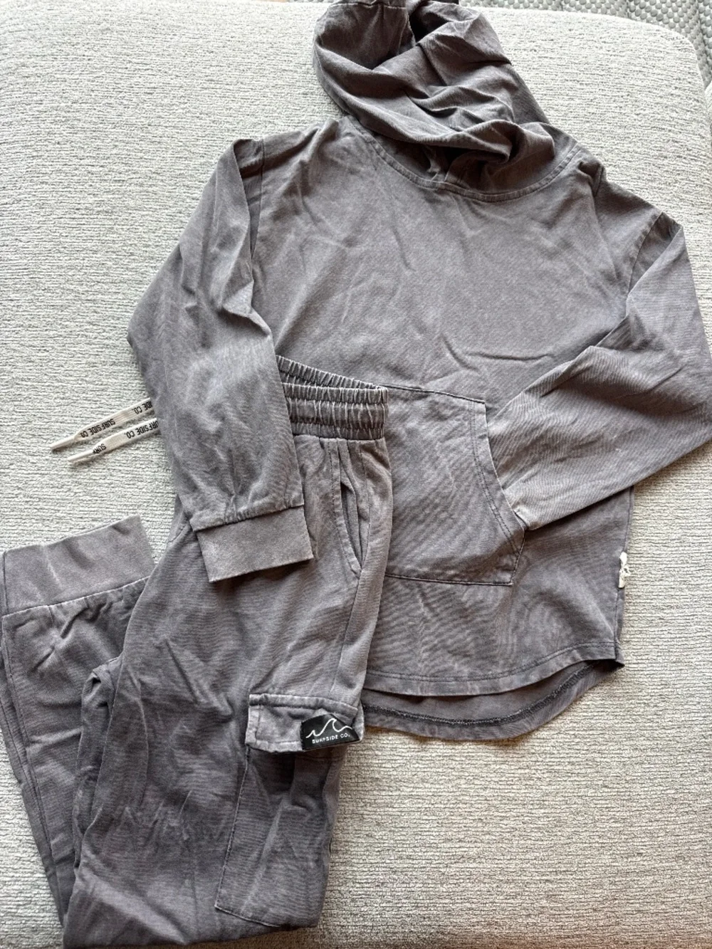 Surfside co gray acid wash set
